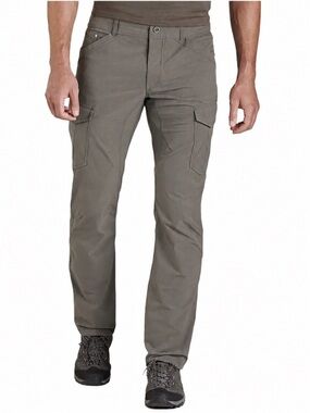 Kuhl Men's Silencr Cargo Pants Dark Khaki, Size 34, Short Inseam 27”